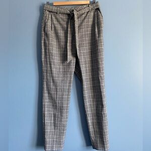 RW&CO. Plaid Pants with belt